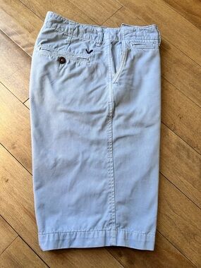 American Eagle Men’s Longboard Gray Blue Casual Khaki Shorts